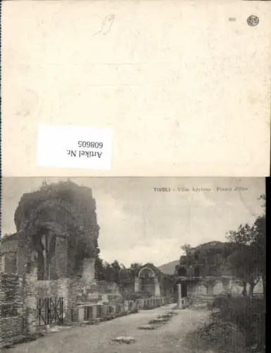 608605,Italy Tivoli Villa Adriana Piazza d Oro Ruine
