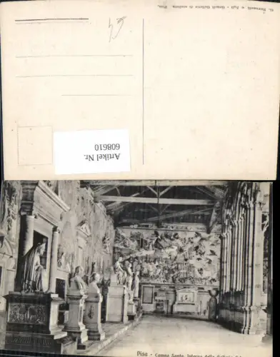 608610,Italy Pisa Campo Santo Interno della Galleria Est Innenansicht