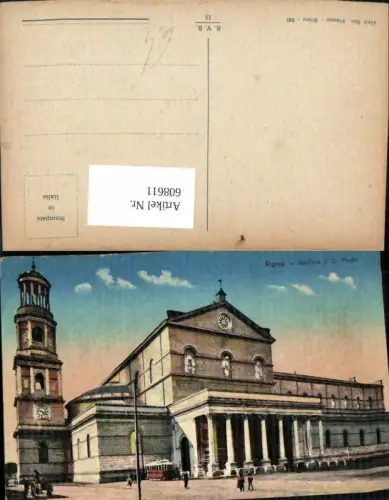 608611,Italy Roma Rom Basilica di S. Paolo Kirche