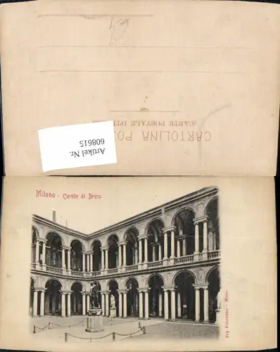 608615,Italy Milano Mailand Cortile di Brera
