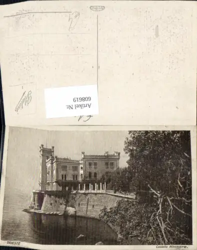 608619,Italy Trieste Triest Castello Miramare