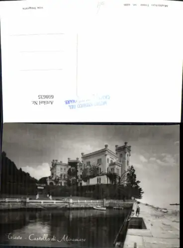 608635,Foto Ak Trieste Triest Castello di Miramare Italy