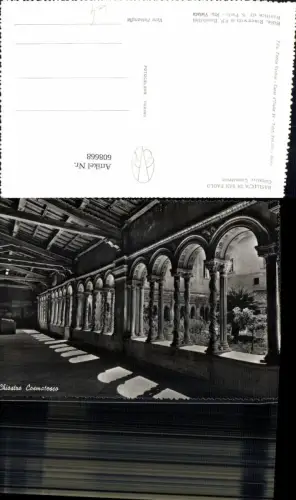 608668,Foto Ak Roma Rom Chiostro Cosmatesco Basilica di San Paolo Italy