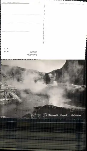608679,Foto Ak Pozzuoli Napoli Neapel Solfatara Heisse Quellen Italy