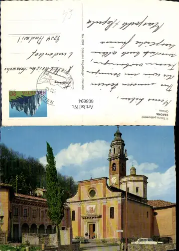 608694,Italy Il Ticino pittoresco Carona Chiesa Kirche