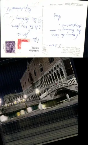 608706,Italy Venezia Venedig Palazzo Ducale Notturno Dogenpalast bei Nacht