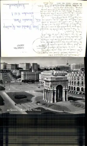 608707,Italy Genova Genua Piazza della Vittoria