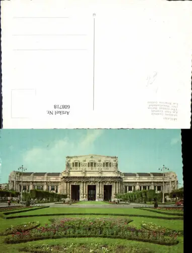 608718,Italy Milano Mailand Stazione Centrale Hauptbahnhof Bahnhof