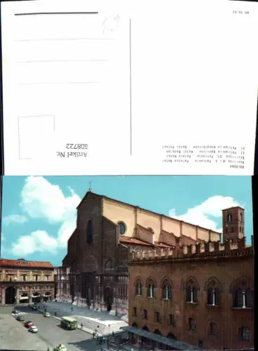 608722,Italy Bologna Basilica di S. Petronio Palazzo Notai Kirche Notai Palast