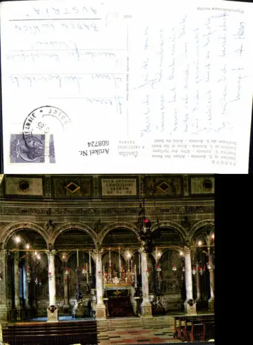 608724,Italy Padova Padua Basilica di S. Antonio Kirche Innenansicht Altar