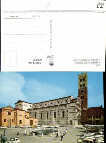 608735,Italy Lucca S. Martino e Piazza Antelminelli Kirche