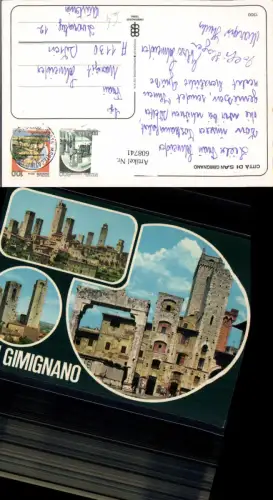 608741,Mehrbild Ak San Gimignano Citta di San Gimignano Italy