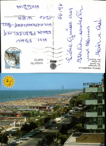 608755,Italy Cervia Pinarella La spiaggia Strand Strandleben