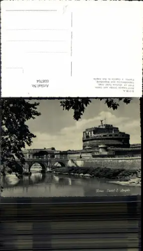 608764,Italy Roma Rom Castel S. Angelo Engelsbrücke u. Engelsburg