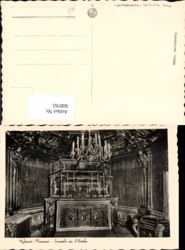 608765,Foto Ak Milano Mailand Duomo Scurolo di S. Carlo Dom Innenansicht Italy