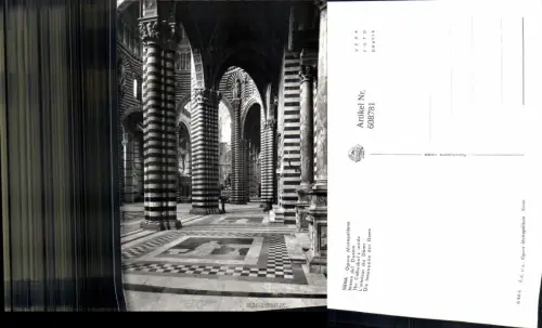 608781,Foto Ak Siena Opera Metropolitana Innenseite Doms Italy