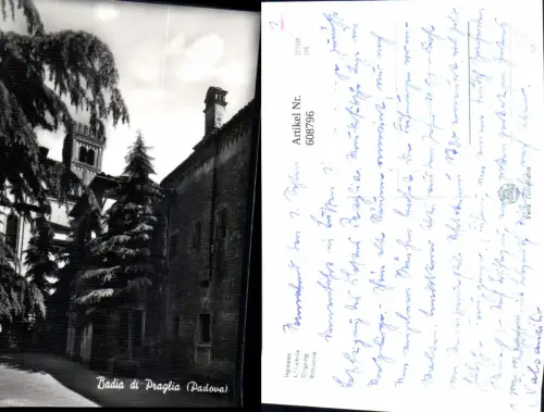 608796,Foto Ak Badia di Praglia Padova Padua Eingang Italy