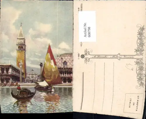 608798,Italy Venezia Venedig Piazzetta S. Marco dalla Laguna Markusplatz