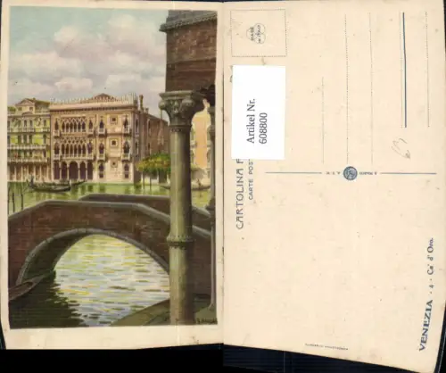 608800,Italy Venezia Venedig Ca d Oro Brücke