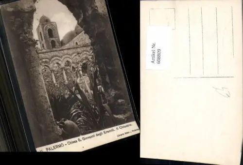 608809,Italy Palermo Chiesa S. Giovanni degli Eremiti Il Chiostro Kloster Kirche