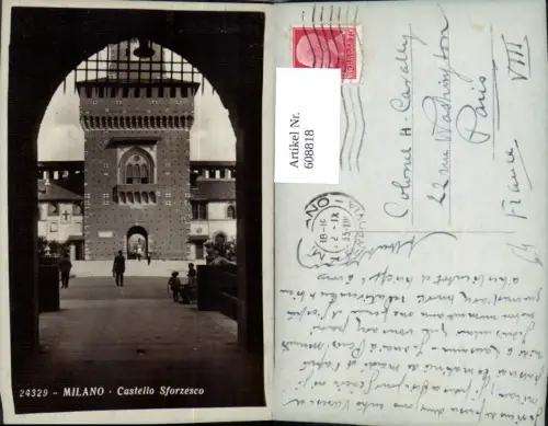 608818,Italy Milano Mailand Castello Sforzesco
