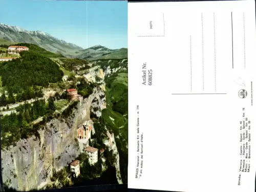 608825,Foto Ak Spiazzi Verona Santuari B. V. Della Corona Italy