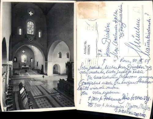 608829,Italy Roma Rom Abbazia delle Tre Fontane Kirche Innenansicht