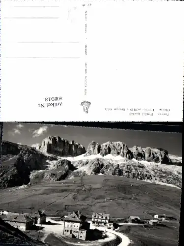 608918,Foto Ak Passo Pordoi Cima Pordoi Gruppo Sella Canazei Italy