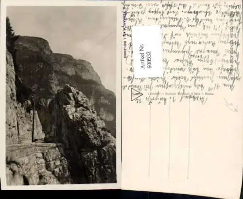 608932,Foto Ak Strada della Mendola col Pertegal Ruffre-Mendola Italy