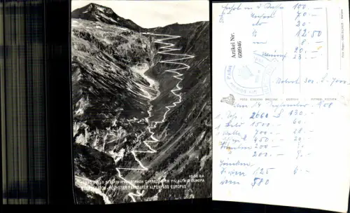 608946,Foto Ak Bormio Prad am Stilfserjoch Passo dello Stelvio Strada Carrozabile piu Alta d Europa Stilfserjoch Italy