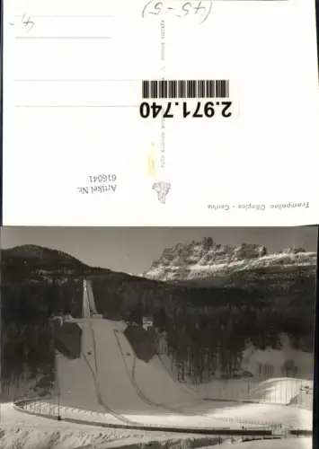 616041,Sprungschanze Skisprungschanze Cortina d Ampezzo Olympia Schanzen