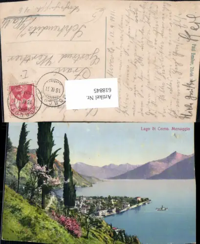 618845,Lago di Como Menaggio Schiff Dampfer Italy