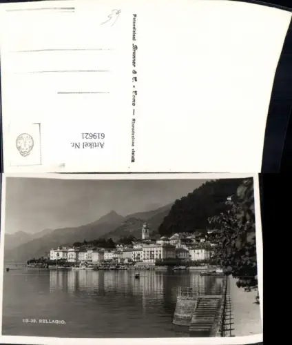 619621,Foto Ak Bellagio Ansicht Ufer Italy