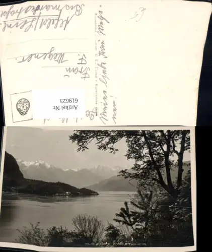 619623,Foto Ak Lago di Como Tremezzina Italy