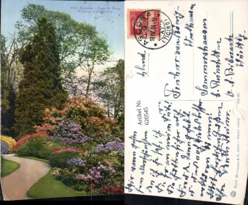 620545,Tremezzina Villa Carlotta Lago di Como Il parco in primavera Italy