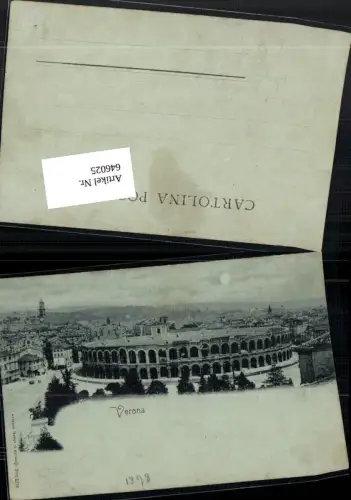 646025,Mond Litho Lithographie Verona 1898 pub Römmler e Jonas 8172 bng