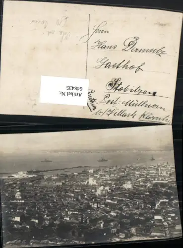 648435,Foto Ak Triest Ansicht m. Schiffe Italy