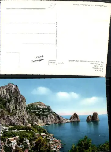 648441,Foto Ak Capri I faraglioni Küste Italy