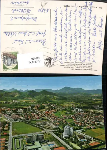 648456,Montegrotto Terme Panorama con lo sfondo i Colli Euganei Italy