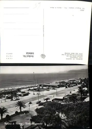 648458,Foto Ak Marina di Massa Viale lungomare Italy