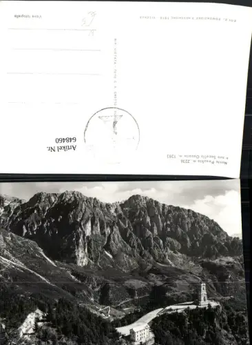 648460,Foto Ak Monte Pasubio e suo Sacello Ossario Pasubio Trambileno Trentino Italy