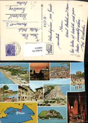 648473,Mehrbild Ak Grado Isola del Sole Italy