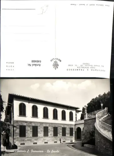 648488,Foto Ak Firenze Florenz Istituto S. Francesco Casa Generalizia Le Scuole Italy