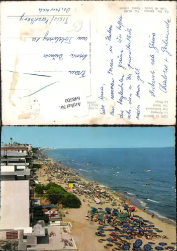 648500,Lido di Jesolo La Spiaggia Strand Strandleben Italy