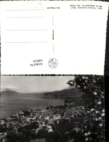 648518,Foto Ak Sorrento Panorama Italy