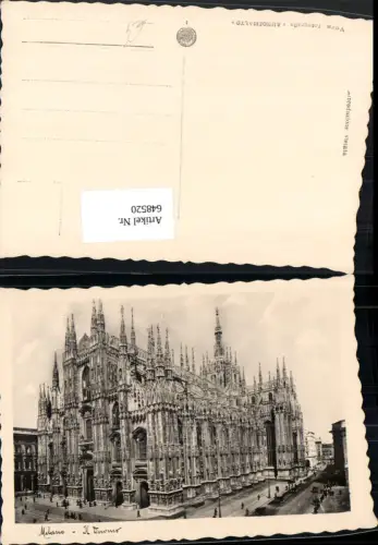 648520,Foto Ak Milano Mailand Il Duomo Dom Italy