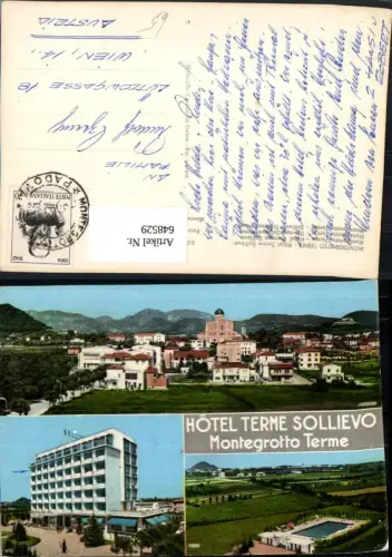 648529,Mehrbild Ak Montegrotto Terme Hotel Terme Sollievo Italy