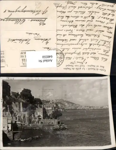 648550,Foto Ak Golfo di Napoli Golf v. Neapel Küste Italy