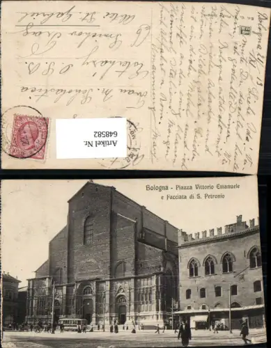 648582,Bologna Piazza Vittorio Emanuele Italy