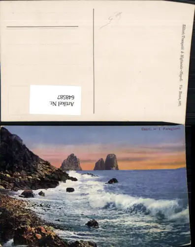 648587,Capri I Faraglioni Felsen Küste Italy